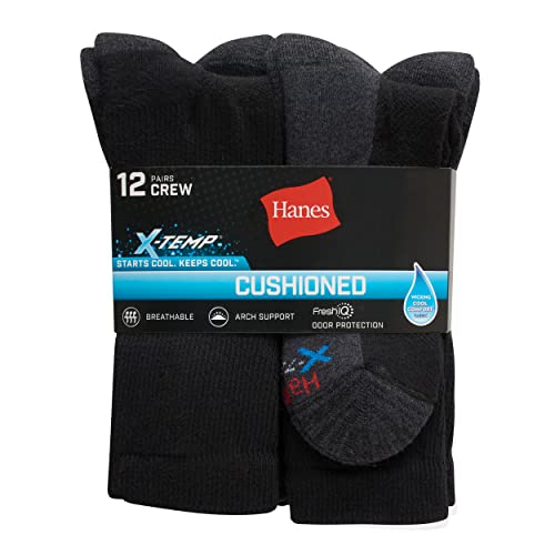 Freshiq X-Temp Active Cool Crew Socks 12-Pack4