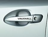 6x Vauxhall Car Door Handle Decals Sticker Adhesive Premium Quality Zafira Astra