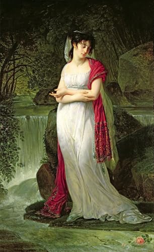 Cuadro en lienzo decorativo de 60x90cm pintura clásica Christine Boyer Antoine Jean Gros
