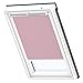 Produktbild VELUX Original Verdunkelungsrollo für Dachfenster mit weißen Seitenschienen, CK02, Uni Zartrosa/DKL CK02 4565SWL