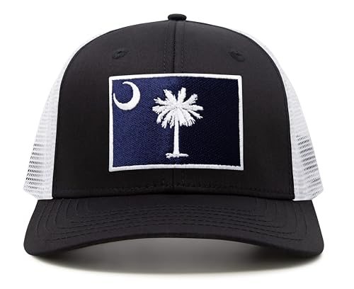 Image of International Tie State Hat for Men and Women, Adjustable Snapback Trucker Baseball Cap with Embroidered Patch