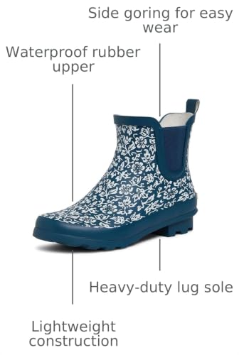 Image of Laura Ashley Women's Waterproof Mid Cut Rain Boots