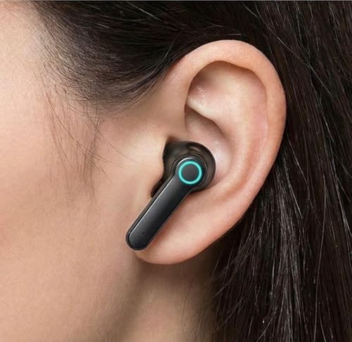 Image of M19 TWS Earbuds with LED Battery Display & Built-in Torch | 30H Playtime, Fast Charging, Bluetooth 5.1, ENC, Deep Bass, IPX7 Waterproof