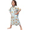 3 Pack - Pedatric IV Gown Woven Happy Lion Blue Background (4 to 6 Year Old)