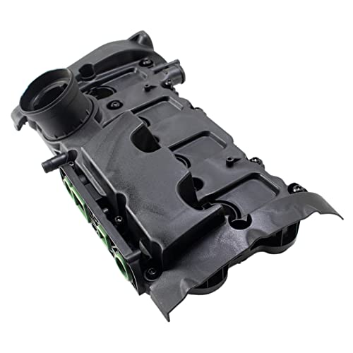 Image of TRQ Engine Valve Cover Assembly for VW Volkswagen Jetta GTI Golf R Passat Audi A3 TT New