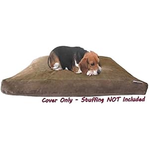 Dogbed4less-DIY-Pet-Bed-Pillow-Brown-MicroSuede-Duvet-Cover-and-Waterproof-Internal-case-for-Dog-and-Cat-at-37X27X4-Inch-Covers-only - Cucciolini Doodles   Dogbed4less-DIY-Pet-Bed-Pillow-Brown-MicroSuede-Duvet-Cover-and-Waterproof-Internal-case-for-Dog-and-Cat-at-37X27X4-Inch-Covers-only