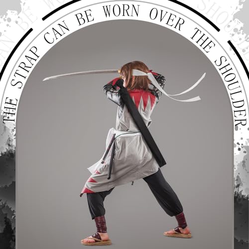 Image of 1 Piece Sword Bag Sword Sheath Sword Cover Black Katana Bag Sword Carry Bag Ninja Sword Holder Katana Case with Strap Sword Carrying Case for Samurai Cosplay Costume Halloween Party