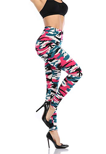 Image of Kotii Women's Soft Full Length Leggings High Waist Ankle Length Leggings Pants Tights