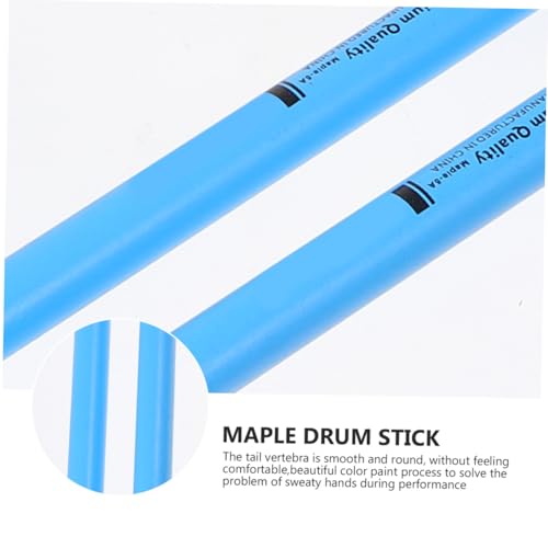2 pares de baquetas de madera de arce azul antideslizantes miniatura 7