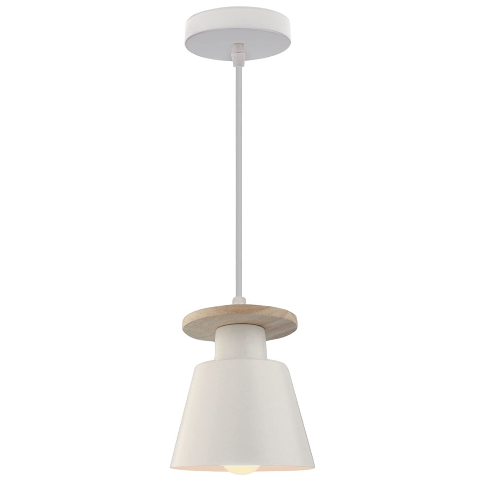 Luminaire encastré vintage en bois moderne pour moderniser un restaurant ou un café