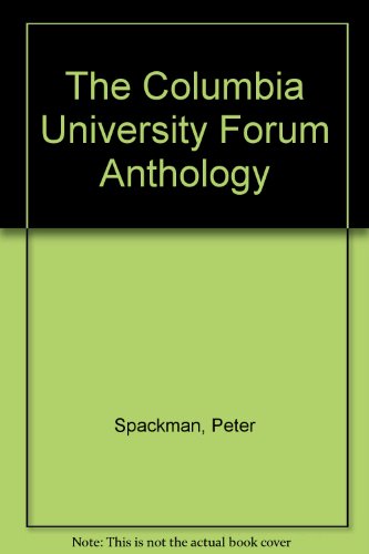 The Columbia University Forum Anthology B002COZI2M Book Cover