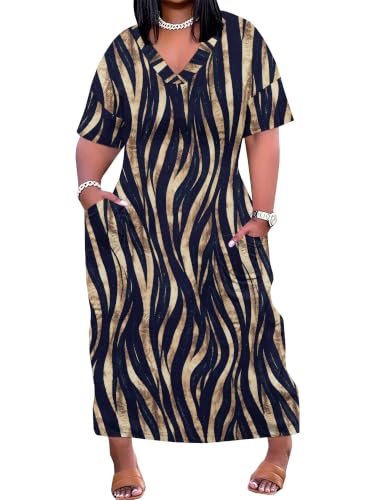 Image of PinkPatty Women's Plus Size V Neck 3 /4 Sleeve Wrap Maxi Dress with Belt | Boho floral wrap maxi dress with belt for vacations, weddings, parties, church, dinners, and everyday elegant wear
