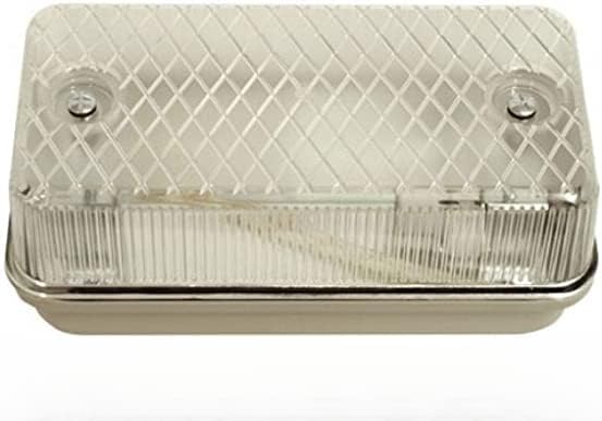 5x Hispec GLS B22 Polycarbonate Bulkhead Outdoor Indoor Light Lampholder Clear 100W Max IP65 Toilet Bathroom Utility Doorway Hall Patio Garden Lighting