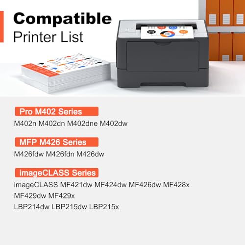 Image of v4ink CF226A Toner Compatible for HP 26A CF226A Toner Cartridge Black 2Pack