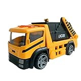 jcb truck videos com Cabine moulée sous pression de haute qualité avec pièces en plastique mobiles et roues mobiles. Roulettes libres pour plus de plaisir