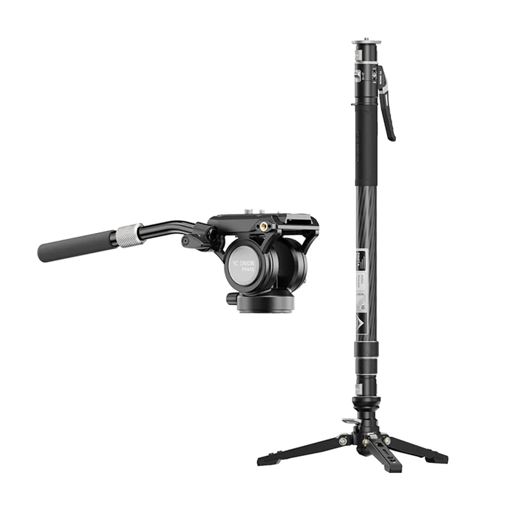 Pineta Peak FH75S三脚 ビデオ雲台 未使用収納袋付 Amazon | YC Onion Pineta Pro カーボンファイバー 一脚 FH60S ビデオ