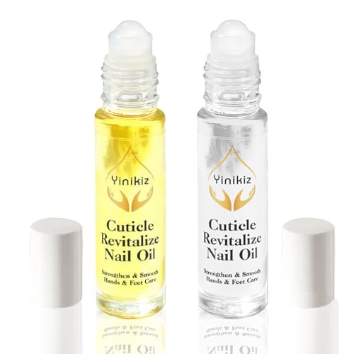 MKNZOME 2 Pezzi Olio Cuticole Unghie, Olio per Cuticole Unghie Cuticle Oil Nutriente e Idratante per Manicure, Idrata e Nutre in Profondità, Manicure Nail Design per Mani e Piedi