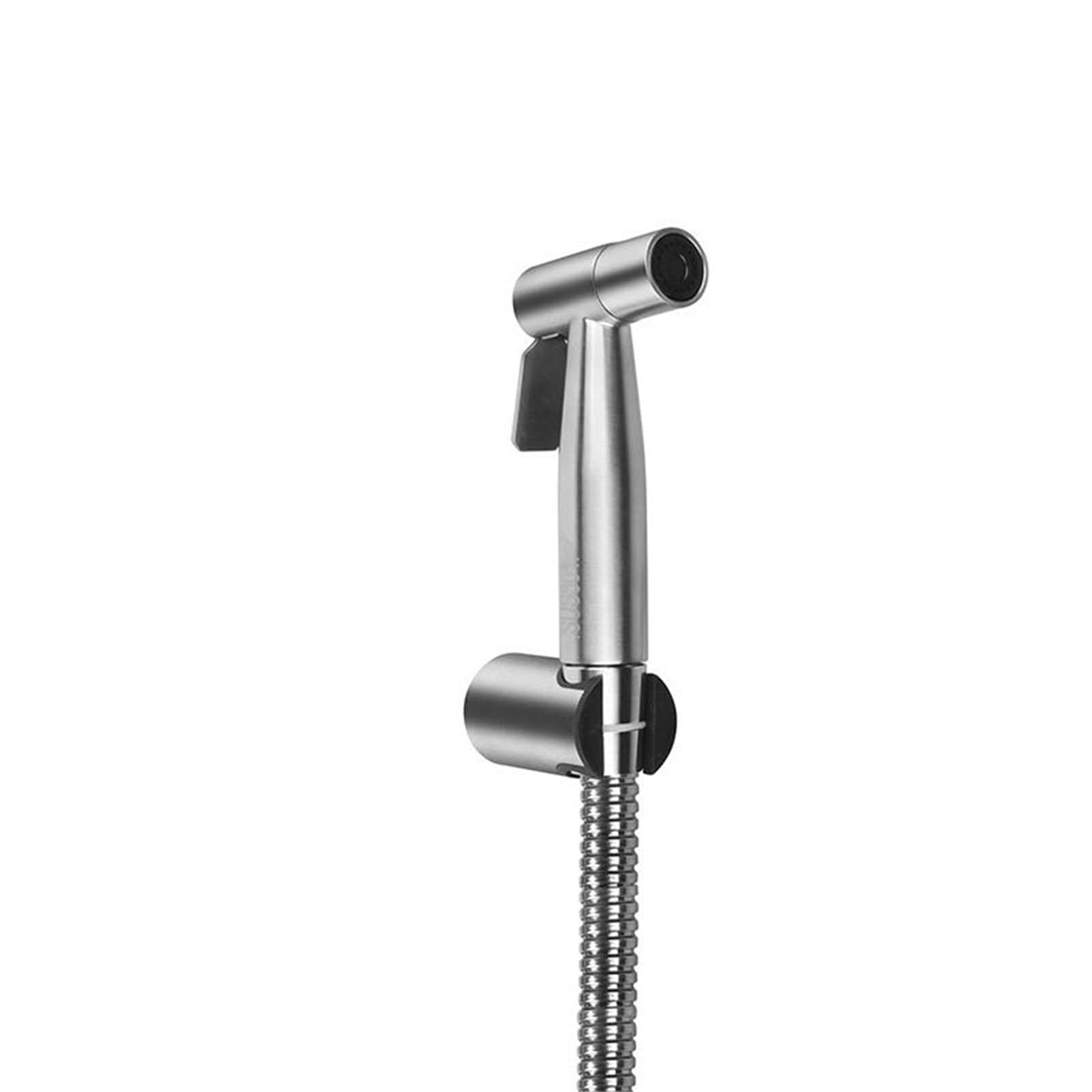 Pulvérisateur de bidet pour toilettes en acier inoxydable brossé