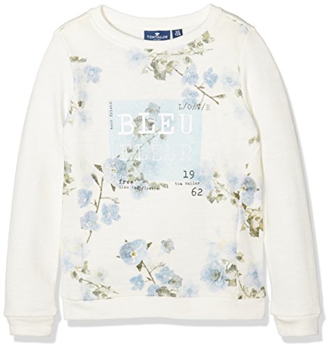 TOM TAILOR Flower Sweater Felpa Bambine e Ragazze