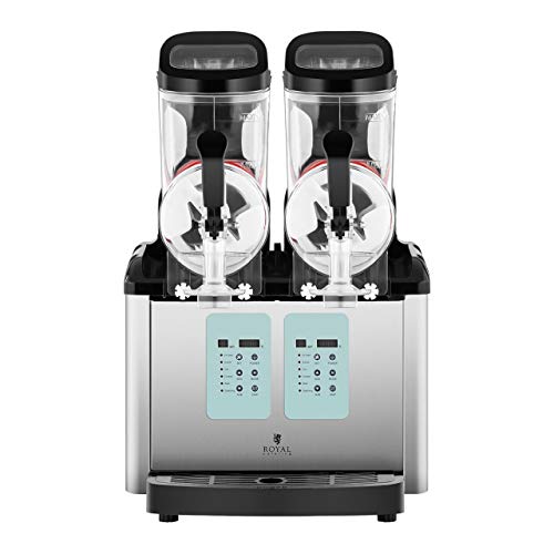 Royal Catering Slush-Eis-Maschine Softeis Maker RCSL 2/6ICE (2 x 6 L, 450 W, 20-10 °C, modernes Kontrolldisplay, BPA-frei, 6 Funktionen, LED-Kontrolldisplay) – Bild 6