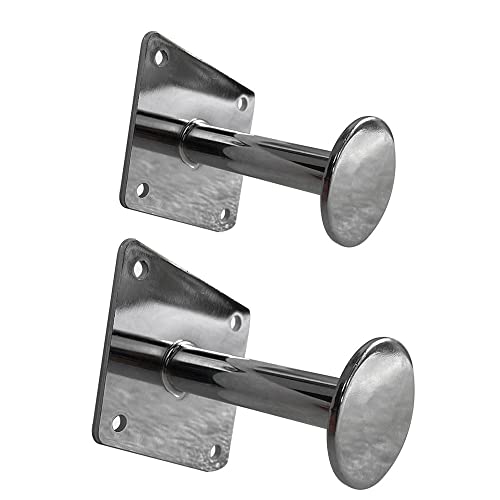 3-inch Chrome Wall Mounted Single Garment Hook Garment Hanger Pack 102