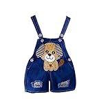 💗 Niedliche Jeans Latzhose macht Ihr Kind schick und auffällig. Die Länge des Schultergurts kann mit Knöpfen eingestellt werden. Mitwachshort sind super für wachsende Babys und Kinder.