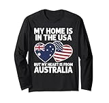 Photo Gallery my home stati uniti my heart australia australian american pride maglia a manica Photo Gallery my home stati uniti my heart australia australian american pride maglia a manica