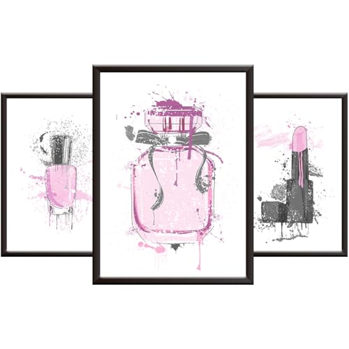 Décoration d'intérieur pour chambre d'adolescentes, parfum et maquillage,Accessoires parfaits pour une adolescente qui aime les impressions d'art mural...