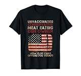 El diseño de la ropa conservadora no vacunada para comer carne, How Else Can I Offend You es un regalo perfecto para tus amigos y familiares para Halloween, Navidad, cumpleaños, vacaciones nacionales.