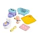 Fisher-Price Little People Wash & Go 7-Piece Play Set, Early Role-Play Toy for Toddlers and Preschool Kids Up to Age 5 Years