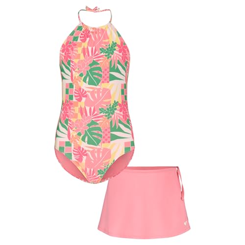 Image of Roxy Girls' One-piece Swimsuit with UPF 50+ Sun Protection, Quick Drying Bathing Suit