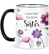 Silkwishes Sister Coffee Mug 11 Oz Sisters Christmas Gift from Sisters Birthday Christian Gifts f...
