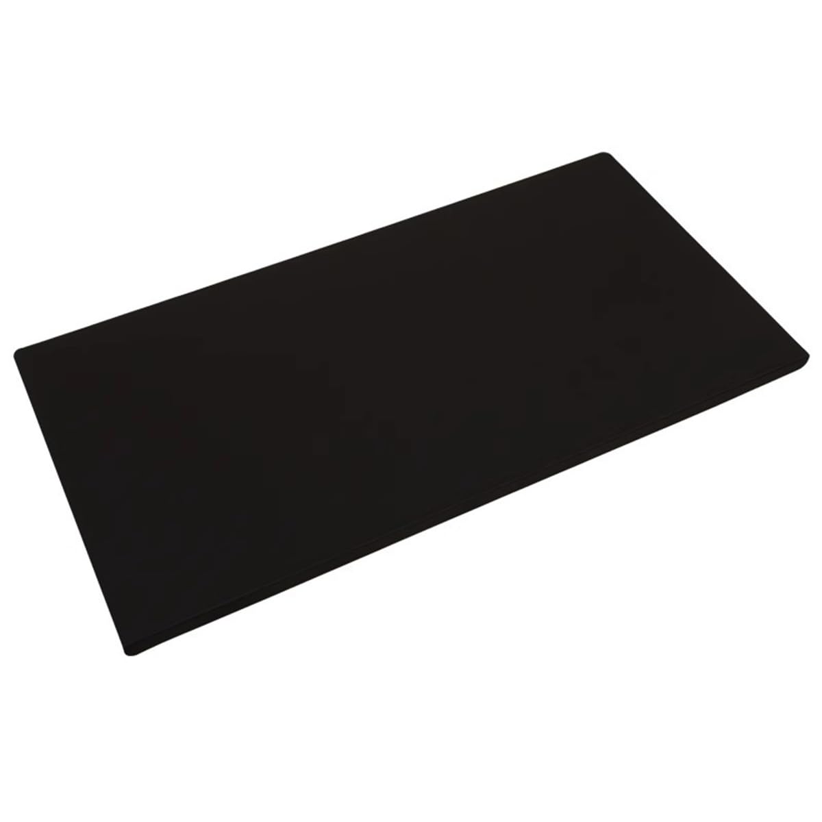 Tapete de escritorio con bloqueo de bordes, grande, impermeable, de piel sintética, con protector de bordes, antideslizante, para oficina, hogar, trabajo, estudio, escritura (gris, 60 x 40 cm)