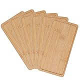 Wasserfeste und langlebige rechteckige Untertasse: Das Bambus-Tablett übernimmt das Schema des Sprühen von Polyesterfarbe. Die Polyesterfarbe deckt den Bambus direkt ab, um eine geschlossene Schicht zu bilden, die das Wasser von der Oberfläche des Bambus-Tabletts trennt, was die Funktionalität und Haltbarkeit erheblich erhöht.