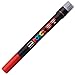 Produktbild uni-ball POSCA (181621) Marker mit Pinselspitze, rot