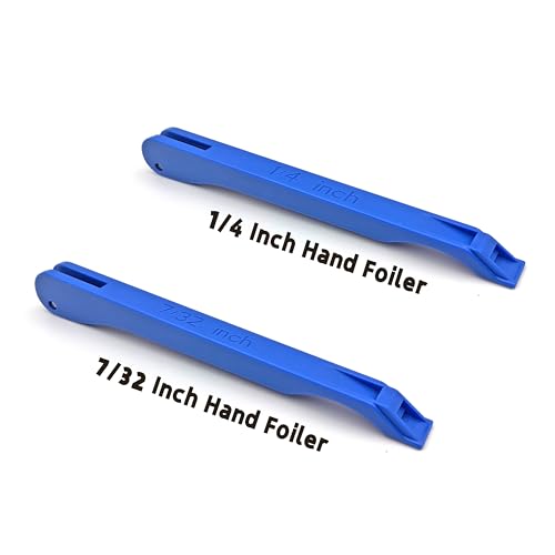 copper foil hand foiler for stained glass 73234 and 1434 hand foiler tool kits blue
