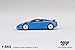 True Scale Miniatures Model Car Compatible with Bugatti EB110 GT Blu Bugatti 1/64 Diecast Model Car Mini GT MGT00644