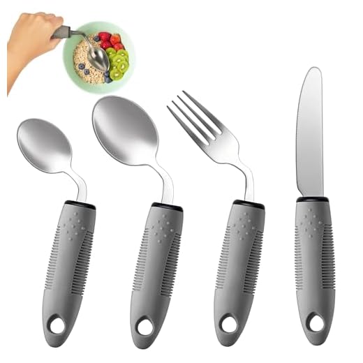 BaseSmall Parkinson's Adaptive Utensils Set