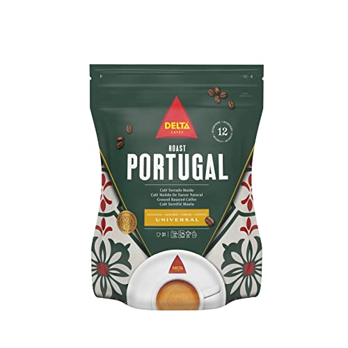 Delta Cafés Origen Portugal - Café Molido - Sabor marcado y aromático - Molido Natural - 220g