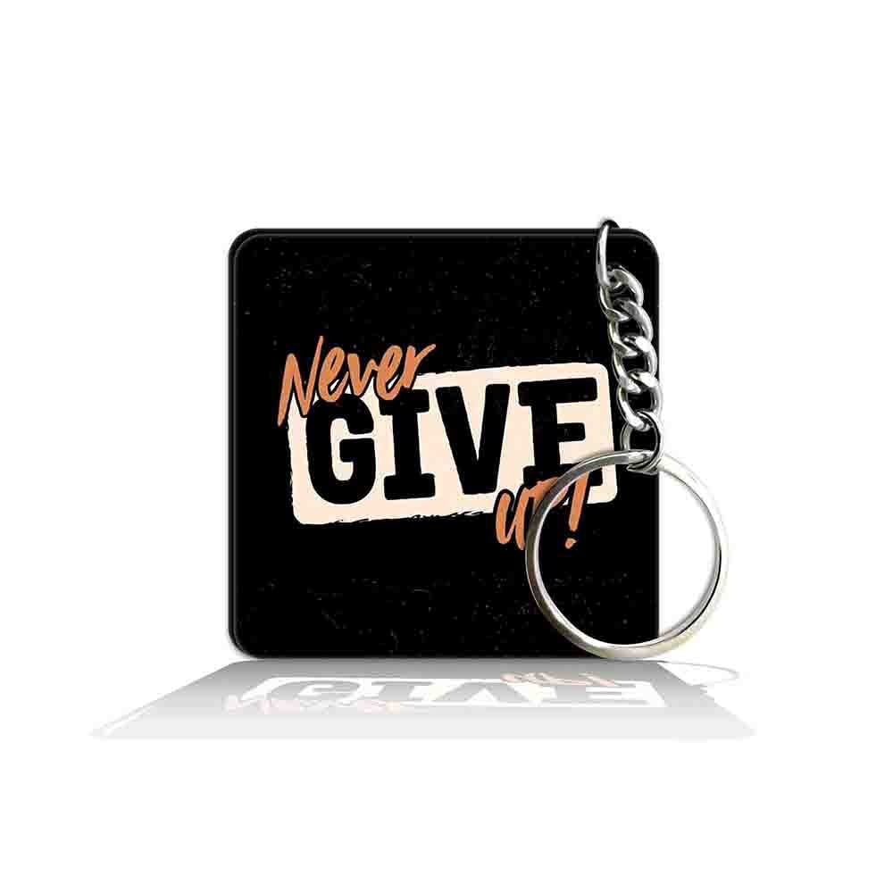 Party Gift Printed Square Keyring Keychain for Bag Wallet Purse Bike Car Cycle Lock Key House Keys D180-101125 (2x2inches)-picture-29