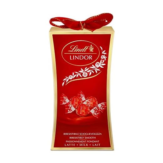 Lindt - Mini Cadeau Lindor Lait - 75g, Lot de 5