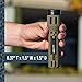 SABRE Stun Gun with LED Flashlight, Powerful Pain Inducing 1.820 µC Charge, 120 Lumens, Rechargeable Battery, Safety Switch, Includes Wrist Strap and Belt Holder