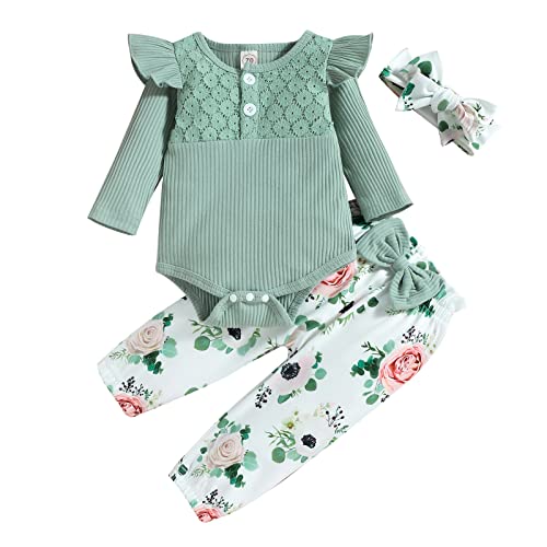 Baby Mädchen Kleidung Set 2-teilig - Langarm Shirt Mit Rüschen + Cord Schleifenrock