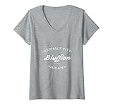 Bluffton Indiana Asphalt City Retro Logo