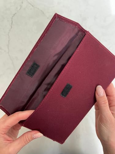 WANDERINGS Reißverschluss-Etui Kartenhüllen-Halter Reisejournal Zubehör Für Nachfüllbare Reisejournale In Regulärer Größe - 21x11 cm - 100% Baumwollgewebe Planer Zubehör Für Standard-Notizbücher