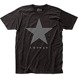 David Bowie - Herren Blackstar Jersey T-Shirt Gr. L, Schwarz