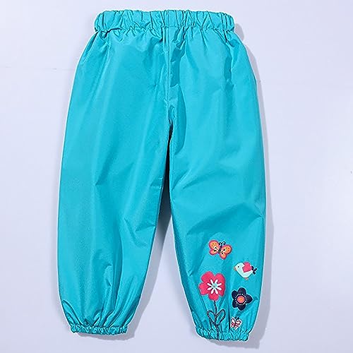 Betadog Kids Joggers with Pockets & Drawstring Warm Trousers Kids Unisex Soft Brushed Fleece Pants (Blue, 2-3 Years)3