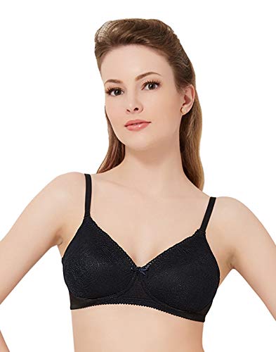 Image of Amante Lace Padded Non-Wired Full Coverage T-Shirt Bra