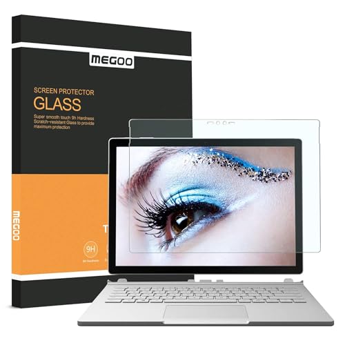 Surface Book protection d'écran en verre trempé Megoo protéger vue et écran PC