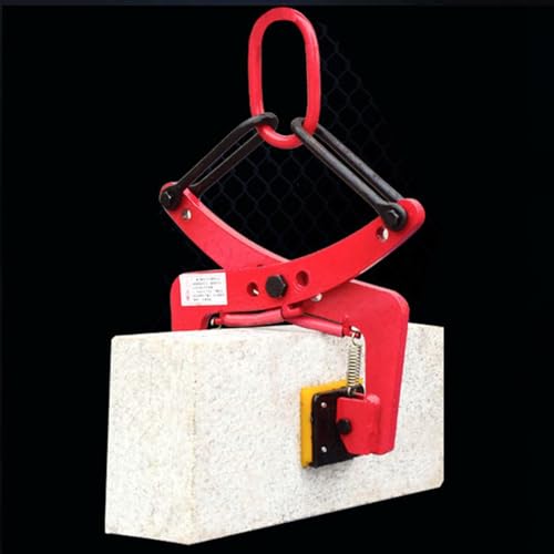 Pince de levage à ciseaux pour faciliter les travaux de manutention sur le chantier